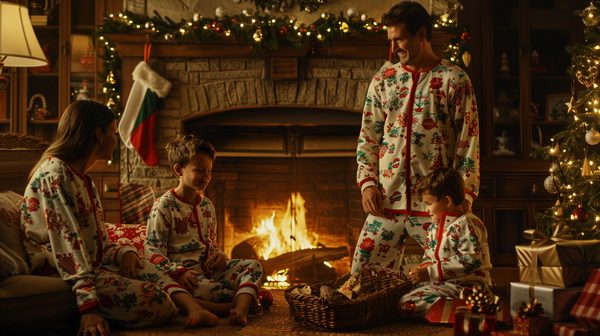 Découvrez le confort du pyjama de noël en coton bio