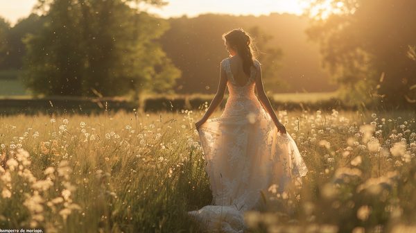 Robe champêtre de mariage: trouvez celle qui vous sublimera